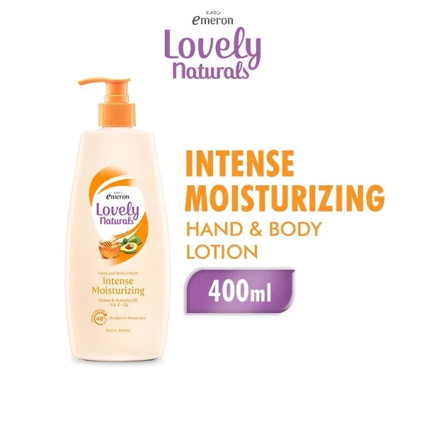 Emeron Lovely Naturals 400ml | Hand Body Lotion Pump