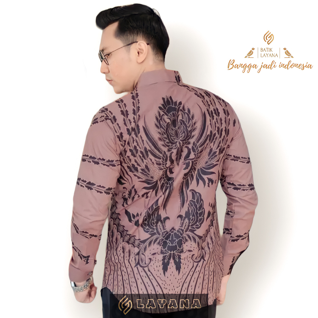 Batik Layana Motif Aldi Warna Taro Slimfit Premium