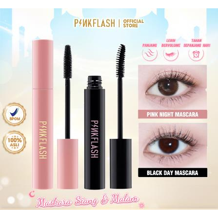 ^ KYRA ^ Pinkflash Maskara Curl Mascara Waterproof OhMyWink Maskara Day &amp; Night Lengthening Volume Longlasting