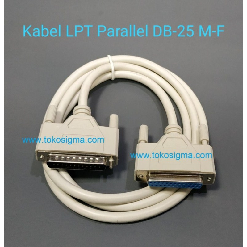 KABEL SERIAL PARALLEL DB25 M-F 1.2m
