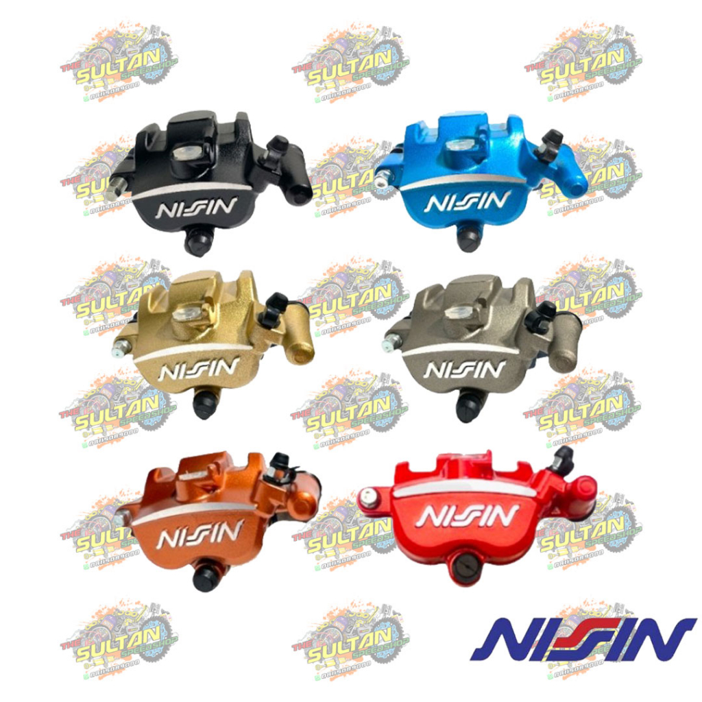 KALIPER REM CAKRAM DISC BRAKE DEPAN KANAN 2 PISTON MODEL SAMURAI UNIVERSAL NISSIN