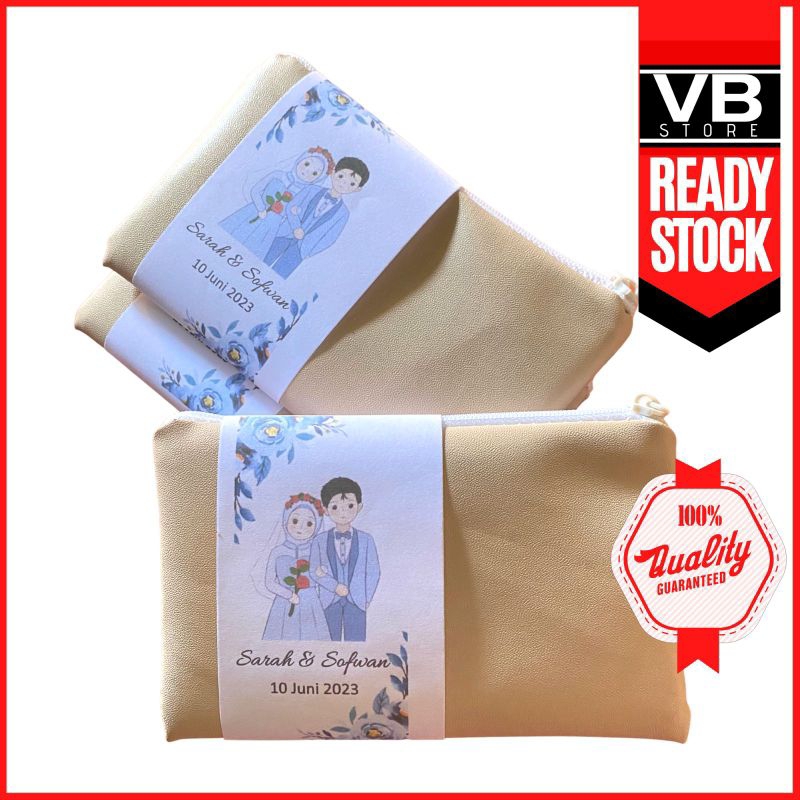 SOUVENIR PERNIKAHAN MURAH MERIAH UNIK ANTIMAINSTREAM ESTETIK DOMPET KARTU UCAPAN FREE DESAIN PENGANT