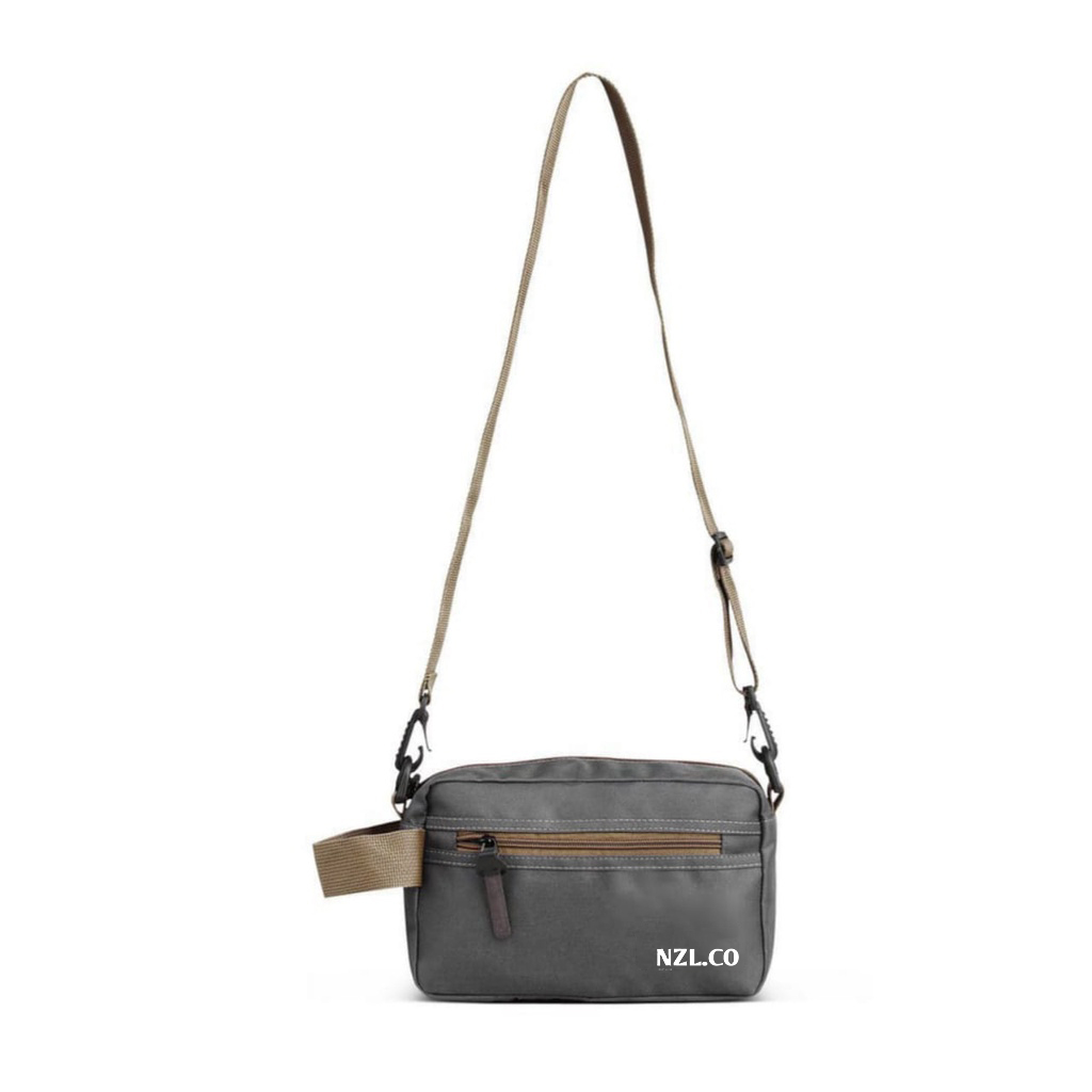 ALESHA Tas Tangan Hand Bag Pouch Clutch Selempang Slempang Sling Slingbag Pria Wanita Cowok Cewek