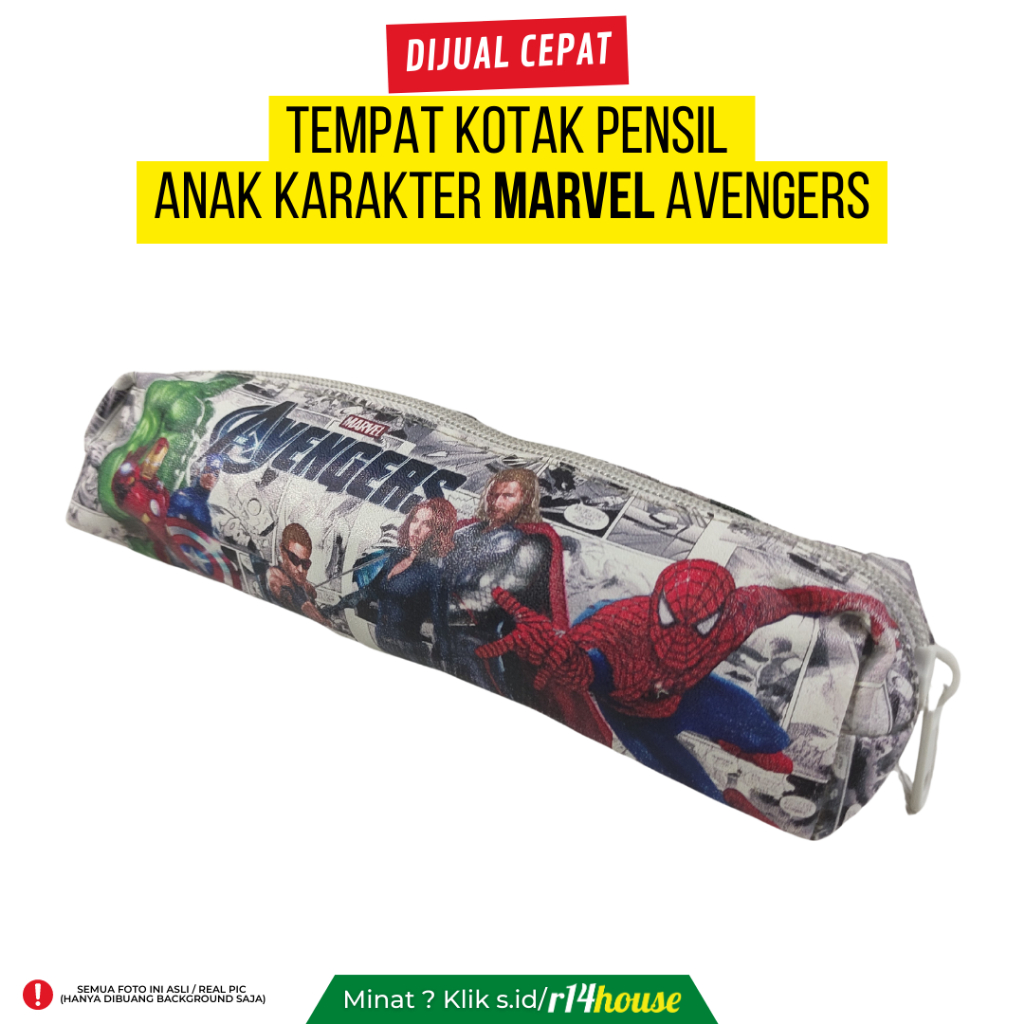 

TEMPAT KOTAK PENSIL ANAK KARAKTER MARVEL AVENGERS