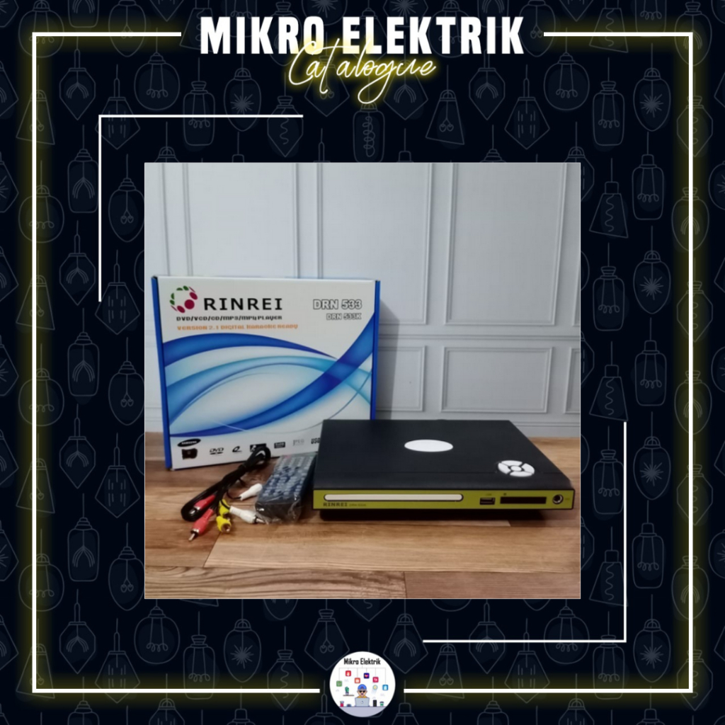 DVD / VCD / CD / MP3 / MP4 Player / Digital Karaoke - RINREI DRN 577R