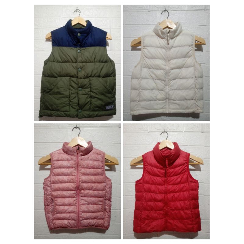 UNIQLO vest bulu angsa dan Rompi tebal Anak