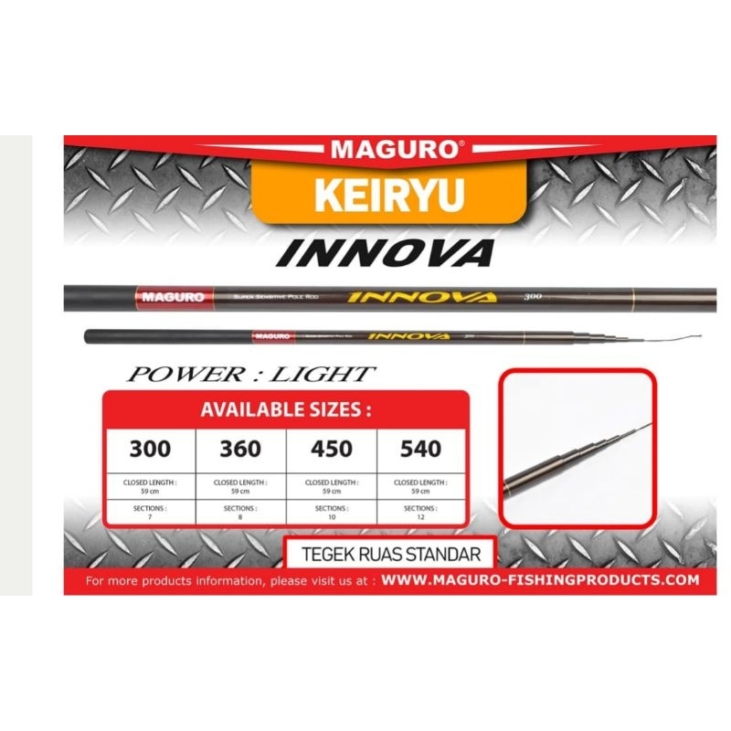 [COD] Joran Tegek Maguro Innova | Pilih Ukuran