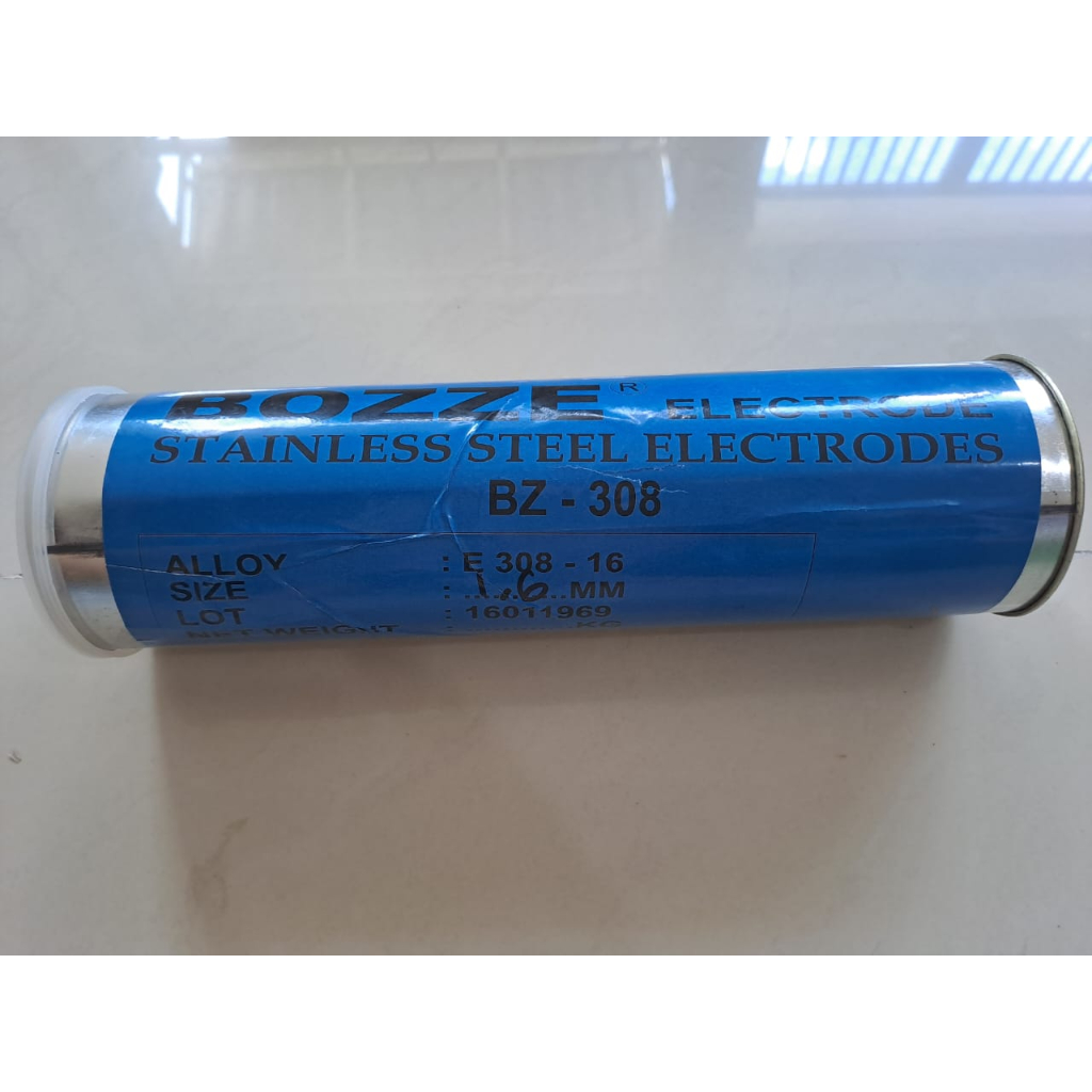 Kawat Las Stainless 1.6mm x 25mm BOZZE Kawat Las Stainless Steel mesin las listrik inverter MMA