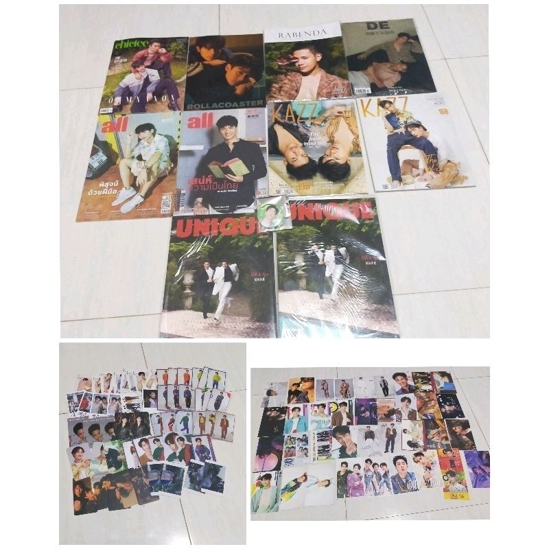 [CLEARANCE SELL] MBOX THAILAND MAGAZINE POSTCARD PHOTOCARD PC OHMNANON TAYNEW SINGTOKRIST SINGKIT MI