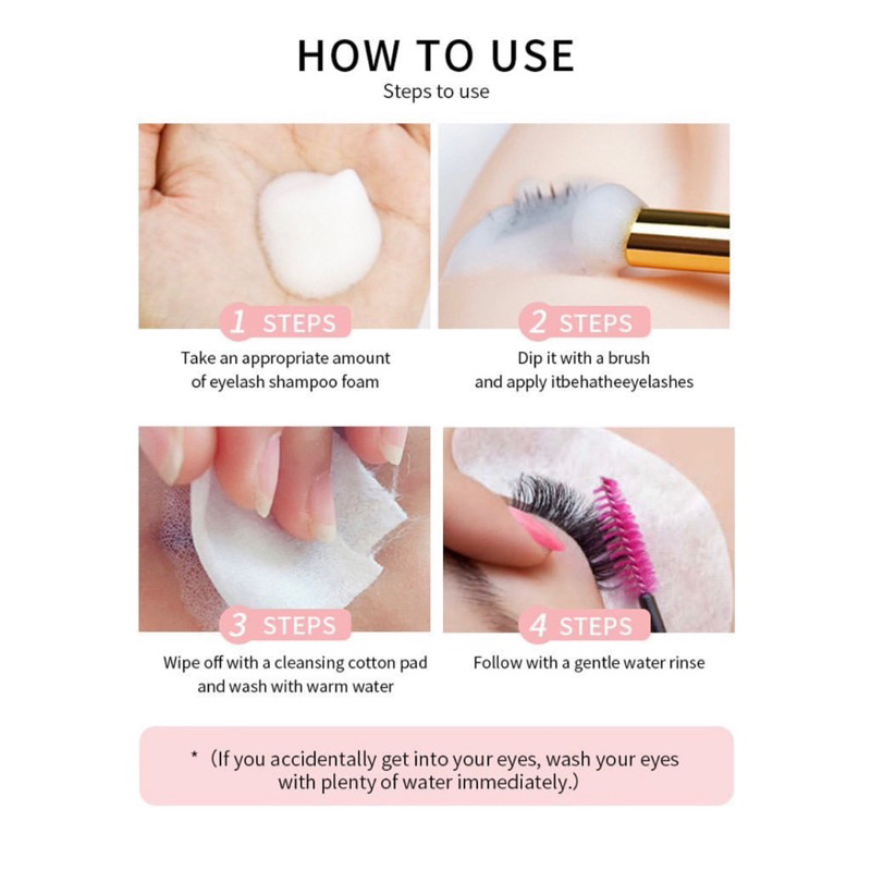 BRUSH SHAMPOO EYELASH
