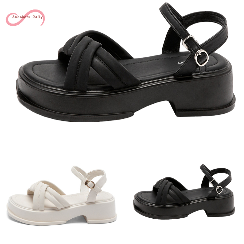 COD Sneakersdaily 667 Sandal Tali Platfrom Wegdes Wanita Premium