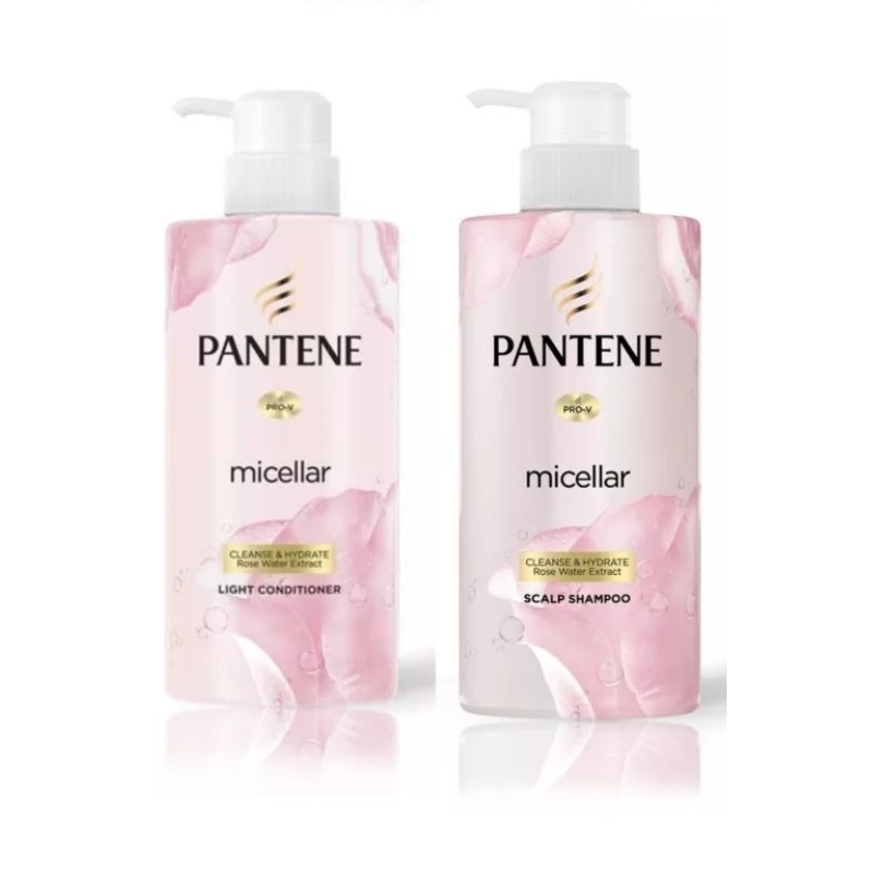 Pantene Micellar Rose Water Shampoo / Conditioner 300 ml