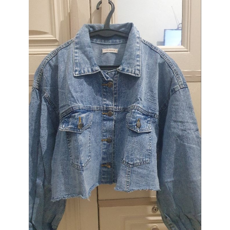 Cropped Jeans Jacket - Claryn The Label