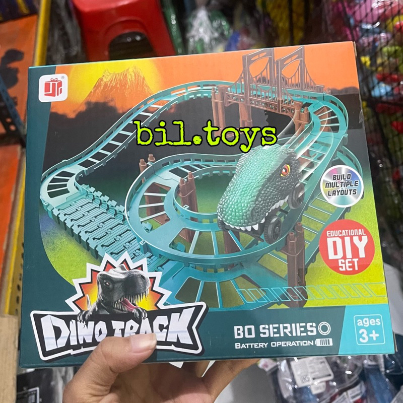 MAINAN ANAK LINTASAN DINOSAURUS DINO TRACK MOBIL LINTASAN DINOSAURUS