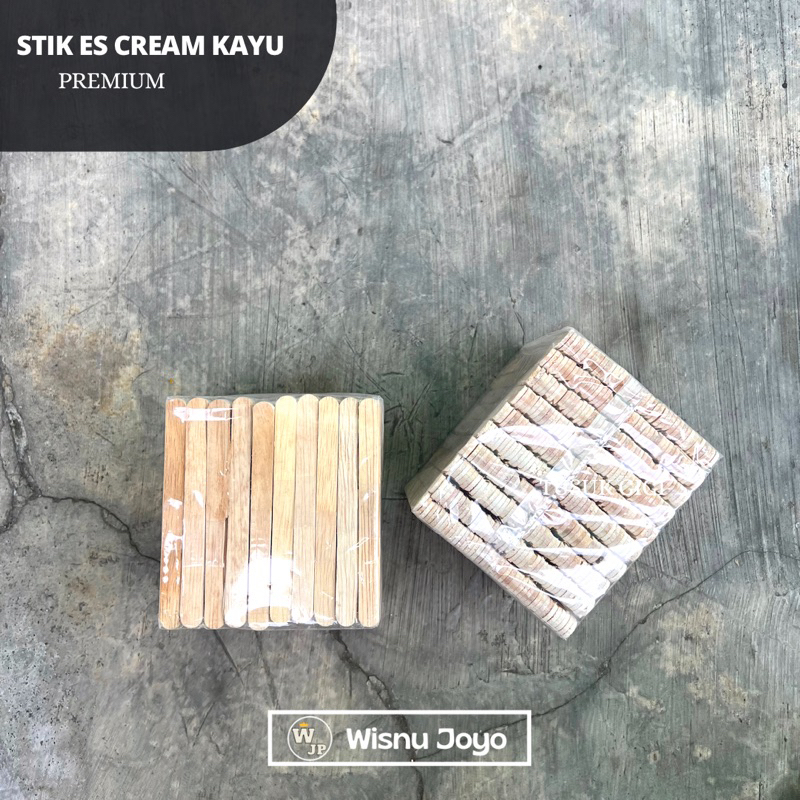 

Stik Es Krim Isi 500 pcs / Stick Es krim Kayu Premium