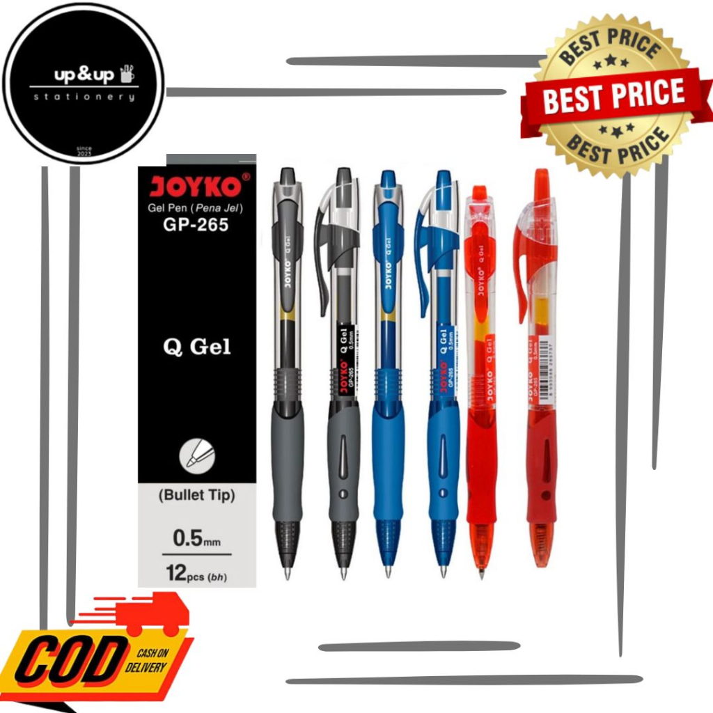 

JOYKO PEN GEL GP-265 Black/Blue per pcs