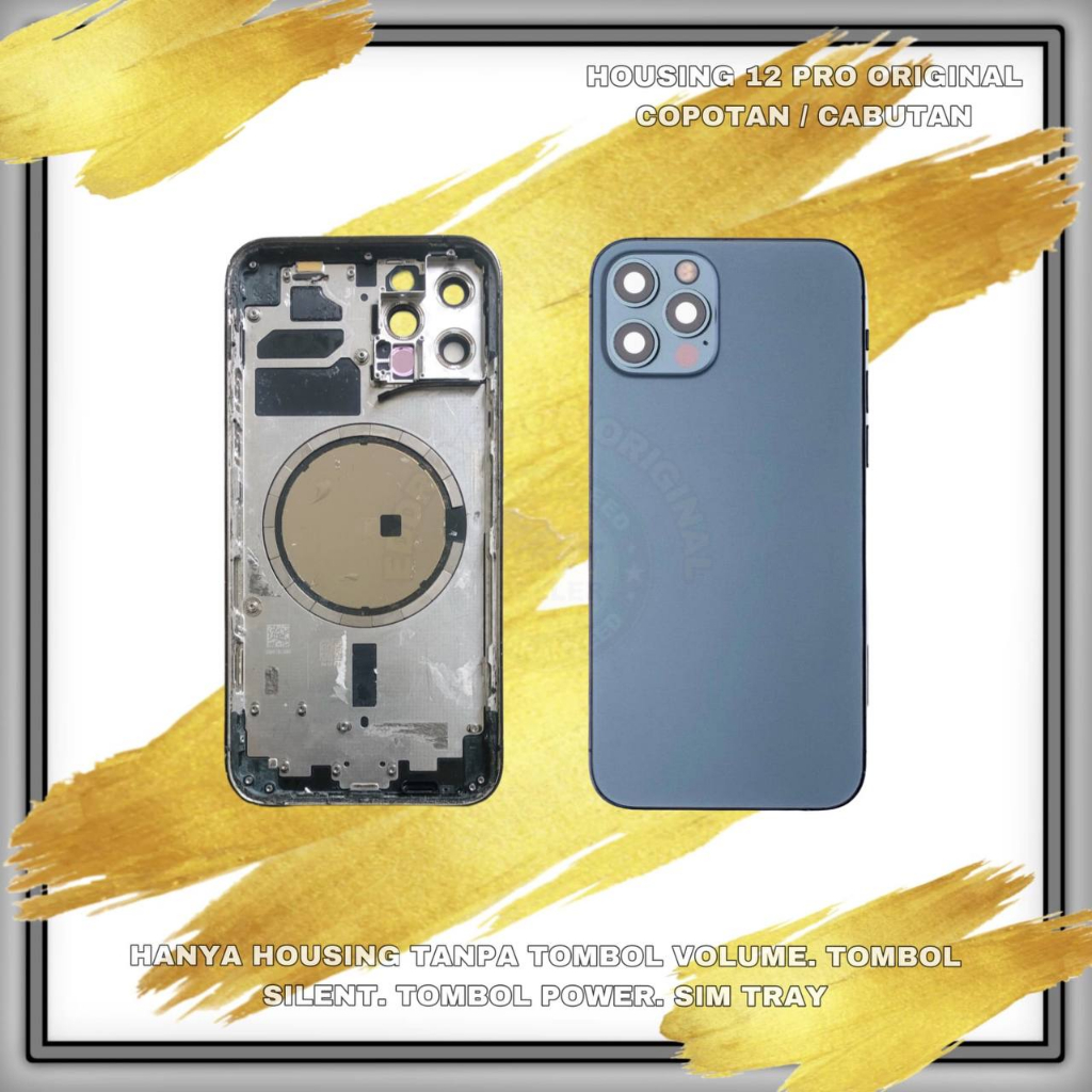 HOUSING / CASING 12 PRO COPOTAN ORIGINAL BEKAS KEMULUSAN 80%
