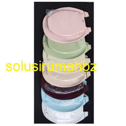 TUTUP CLOSET pilih warna umum 1PCS seat cover u closed duduk 1bj penutup toilet cover