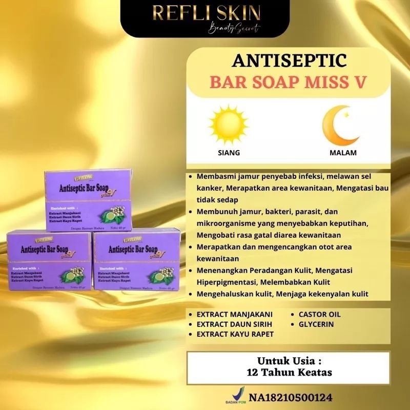 LGLOW BAR SOAP MISS V/SABUN KEWANITAAN RAMUAN MADURA VAGINA SABUN RAPET