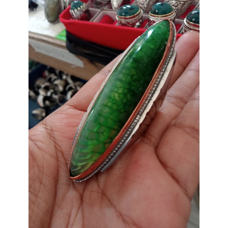 pandan ijo lumut sisik naga .ring 10.dimensi 62x15x10