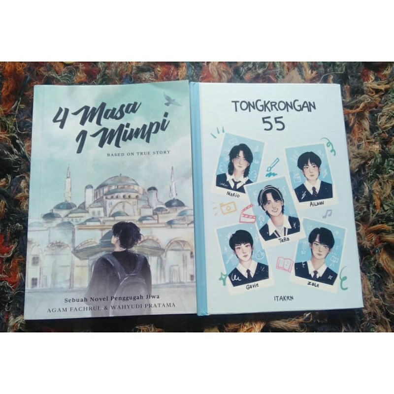 Paket 2 Novel 4 Massa 1 Mimpi & TONGKRONGAN 55 ( Kertas Bookpaper )