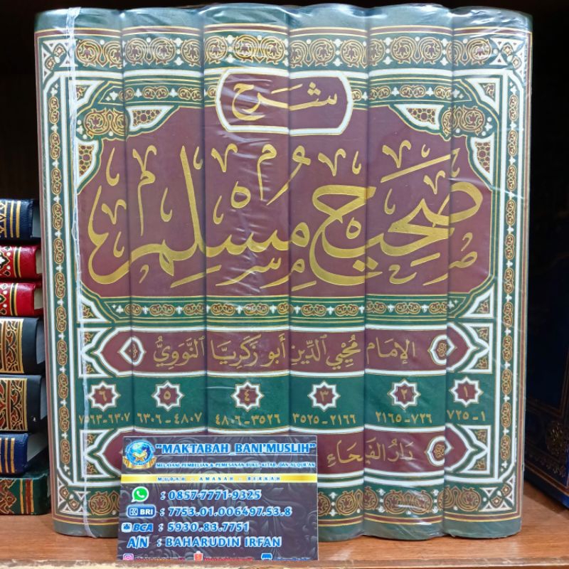 Syarah Shohih Muslim / Shohih Muslim Bi Syarh Nawawi 6 Jilid Original Darul Faiha