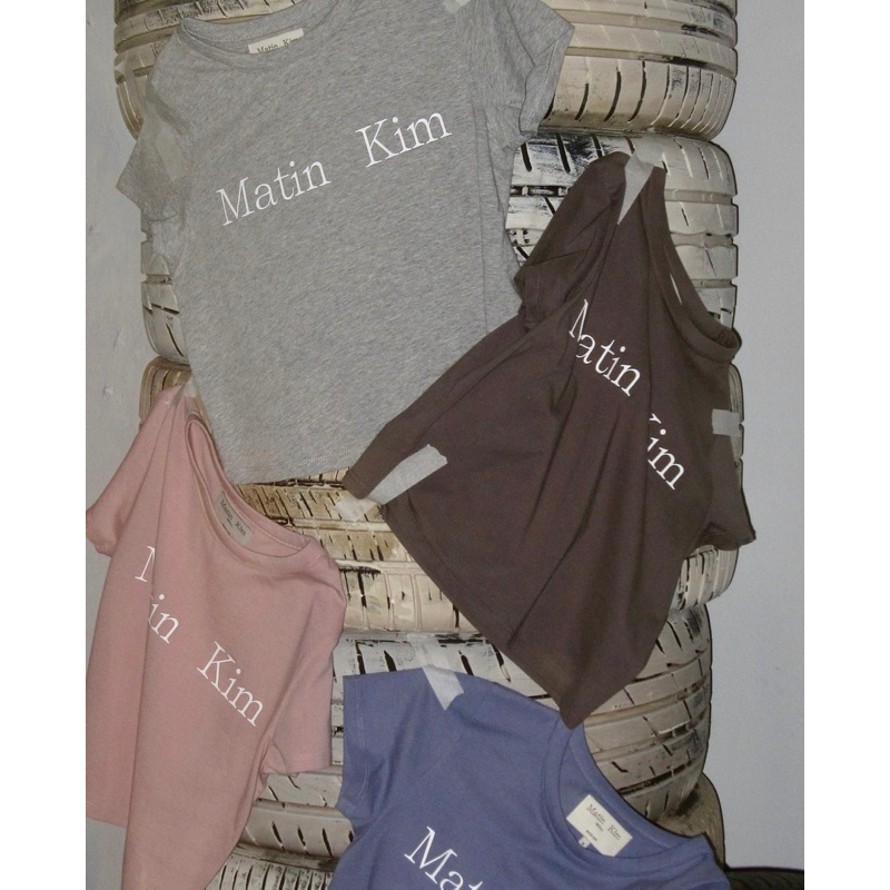 MATIN KIM - Matin Logo Crop Top