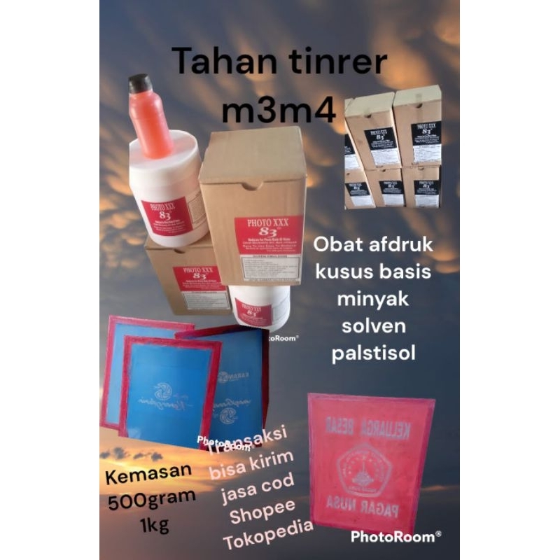 

obat afdruk tahan tiner m4 dan m3 basis solven dan air