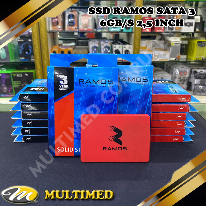 SSD RAMOS 2,5'' / 7mm SATA 3 6GB/s Garansi 3 Tahun