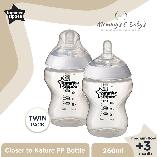 Tommee Tippee CTN 260ml / 9oz PP Twin Pack