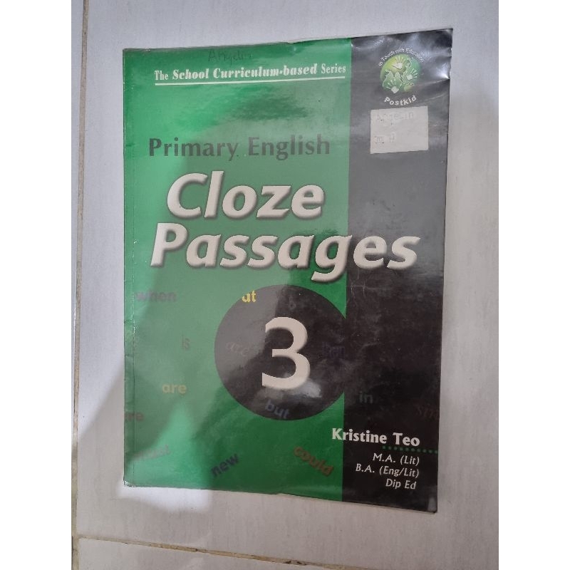 

Buku Primary English cloze passages 3