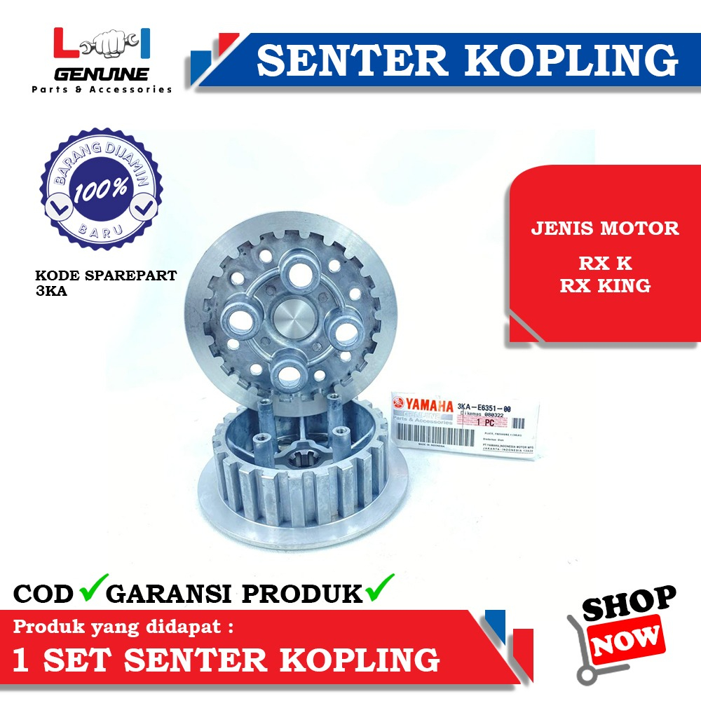 -LOI- RUMAH KOPLING ASSY SENTER KOPLING SET LAWAN KAKI 4 RX K RX KING NEW 3KA