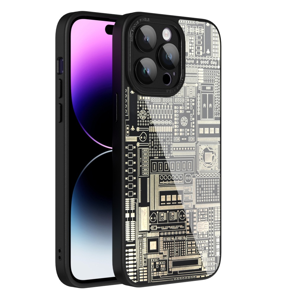 Circuit Board Pattern Phone Case For Iphone 13 Pro Max 13 Pro 13 Sense Of Technology Design