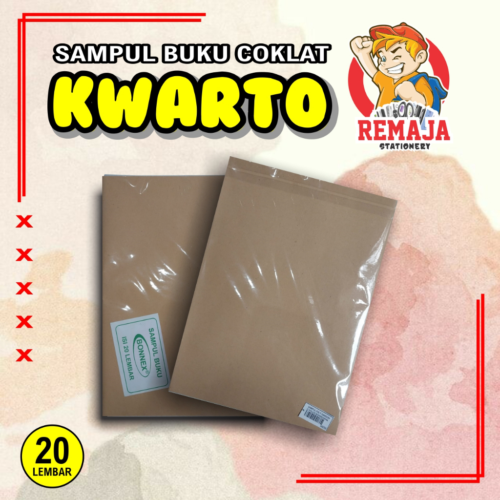 

Sampul Coklat POLOS Ukuran KWARTO per pack isi 20 Lembar