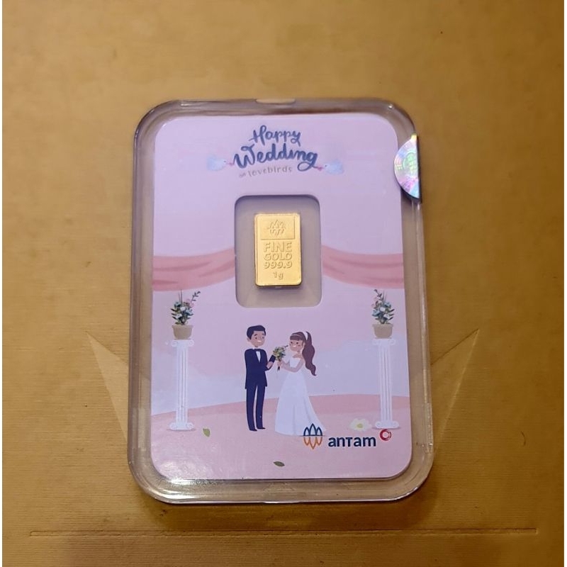 LOGAM MULIA GIFT SERIES EMASKITA ANTAM 1 GRAM WITH BULLION PROTECT