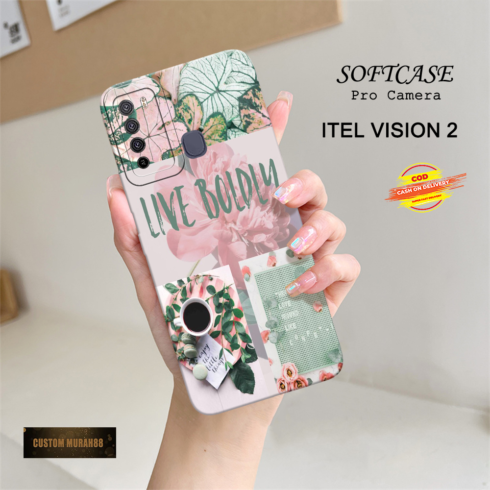 Case Itel Vision 2 Terbaru - Fashion Case Aesthetic - Casing Hp Itel Vision 2 - Soft Case Hp Itel Vi