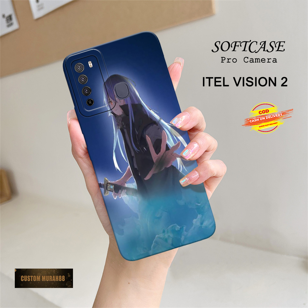Case Itel Vision 2 Terbaru - Fashion Case Anime - Casing Hp Itel Vision 2 - Soft Case Hp Itel Vision