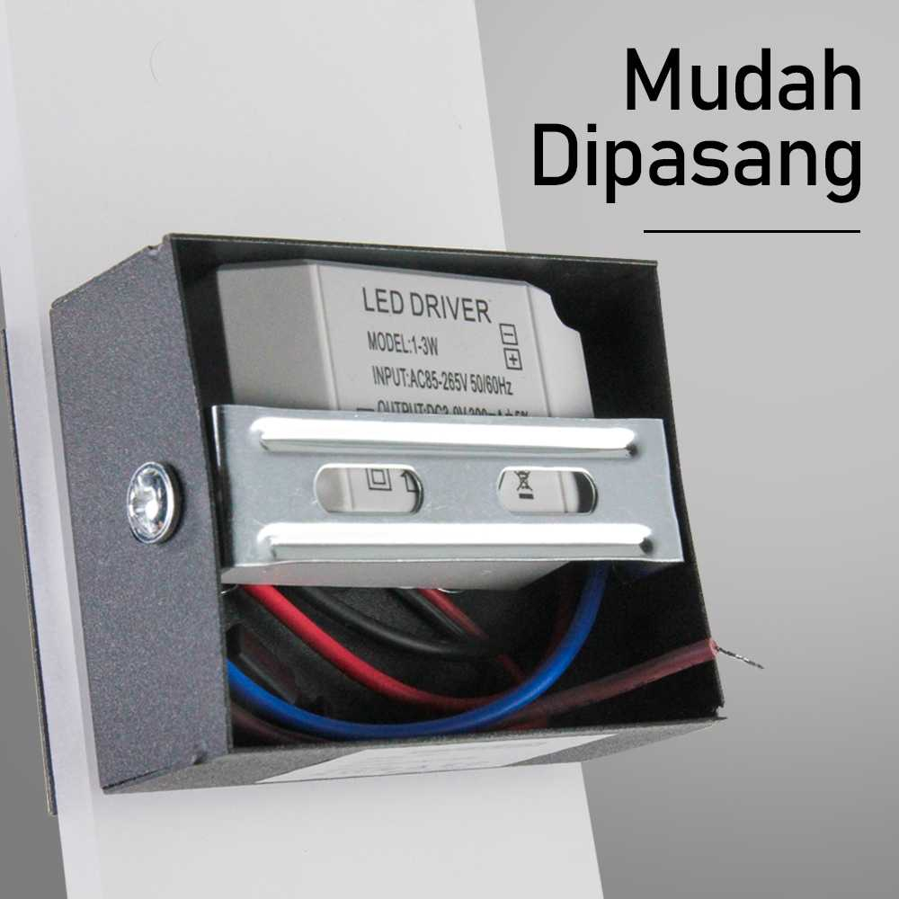 Lampu Dinding Hias Rumah Corridor Light 3W 3000K Warm White Lampu Dekorasi Desain Minimalis Warna Hangat Berkualitas