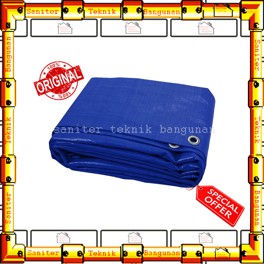 Terpal Plastik Tenda A2 Import 4X6 Meter Serbaguna