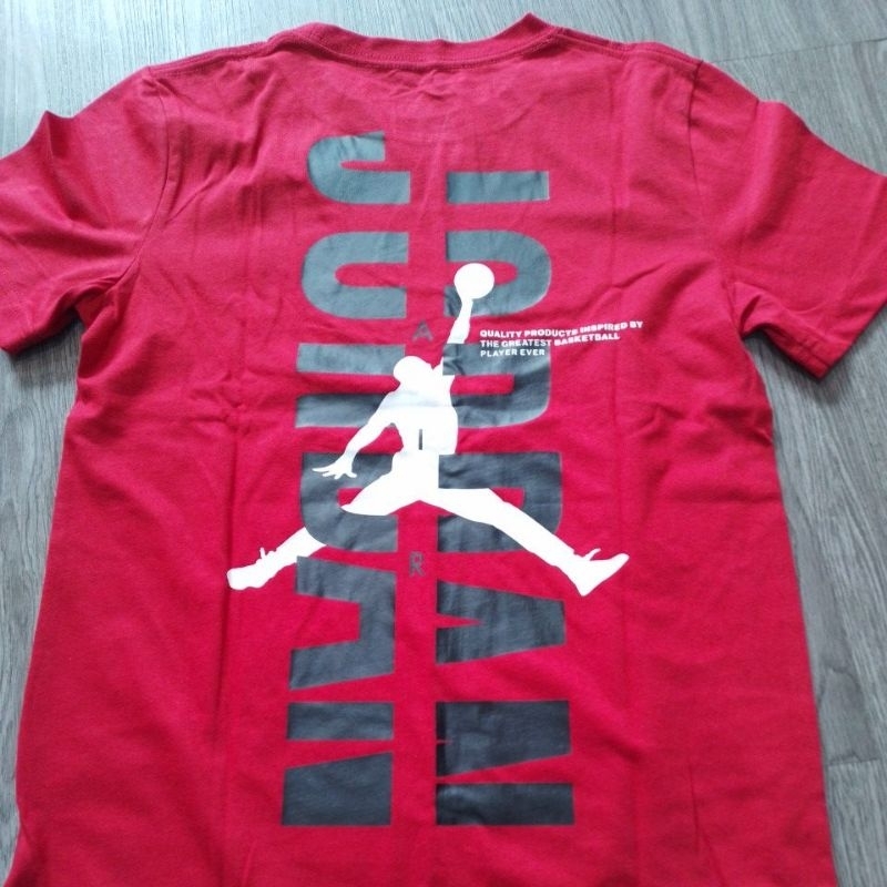 kaos air jordan original red