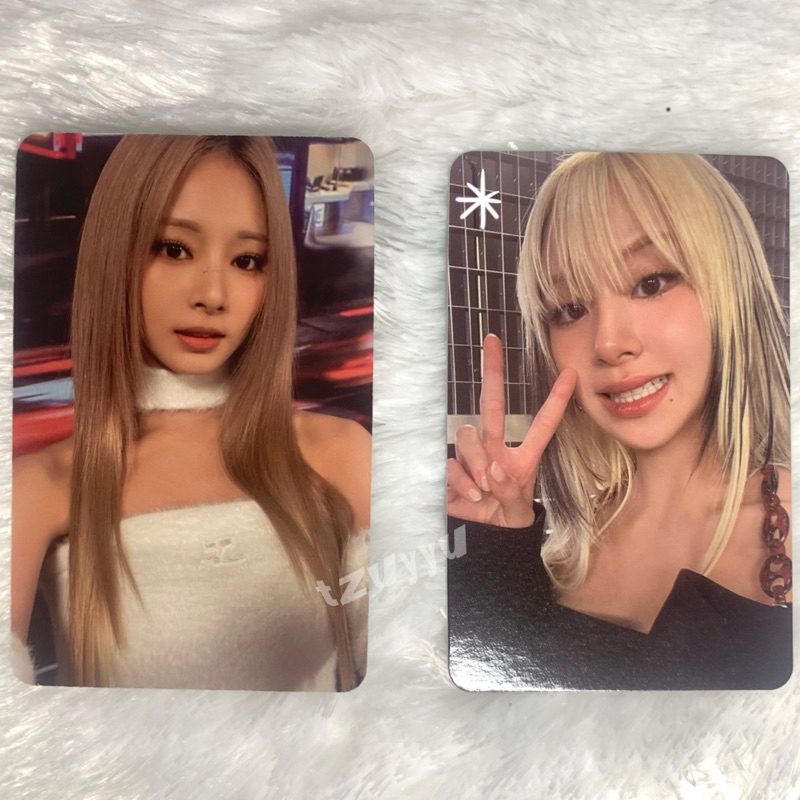 [baca desc] wts photocard twice official ready to be tzuyu chaeyoung