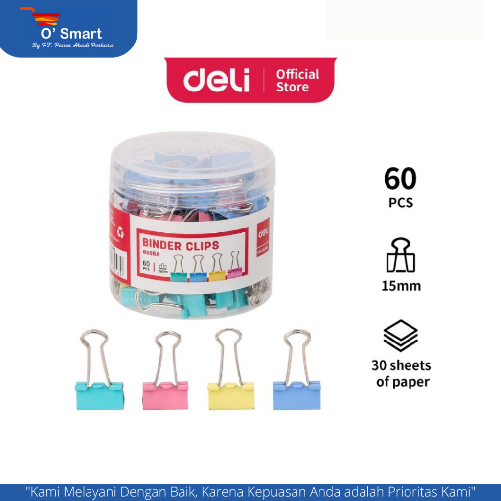 

BINDER CLIP DELI TABUNG E8556A