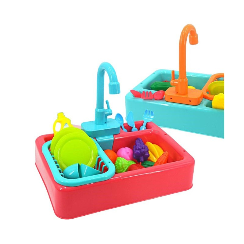 Mainan Anak Cuci Piring - Diswashing Sink Wastafel Cuci Piring Mainan - Mainan kitchen Sink Anak Mainan Edukasi Cuci Piring Anak