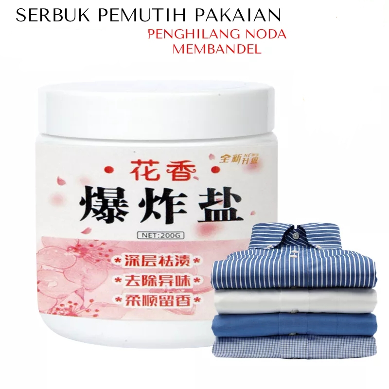 (COD) DETERJEN BUBUK PEMUTIH BAJU / BUBUK PENGHILANG NODA MEMBANDEL DI PAKAIAN / SERBUK AJAIB PEMBERSIH BAJU