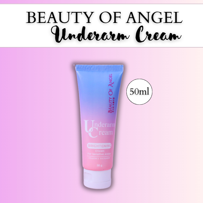 Underarm Cream Scrub Beauty Of Angel Perawatan Pencerah Ketiak Area Lipatan dan Mengangkat Sel Kulit Mati