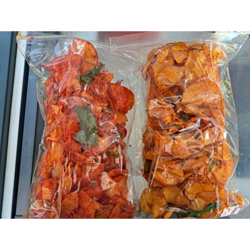 

Keripik Singkong Balado dan Bumbu Rujak (500gr)