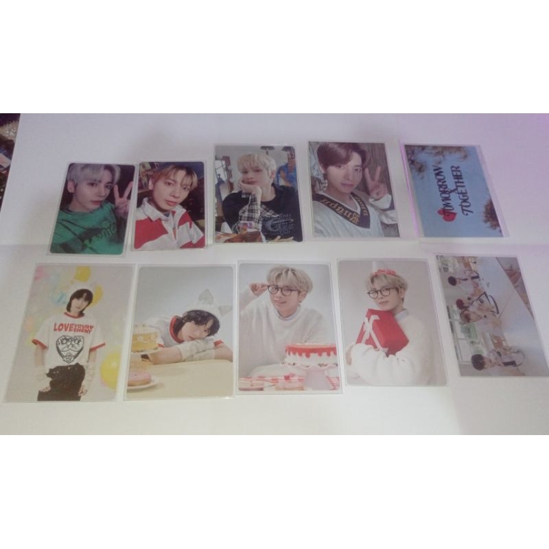 TXT PHOTOCARD PC TAEHYUN BEOMGYU MPC BDAY BIRTHDAY PWS FOE HUENING KAI LITTLE WISHES BAG FANLIVE TO 