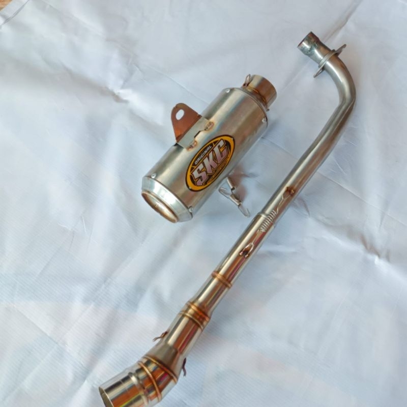 kenalpot racing sck tipe gp1 original all bebek Jupiter Vega grand smash Supra Blade kharisma Revo c