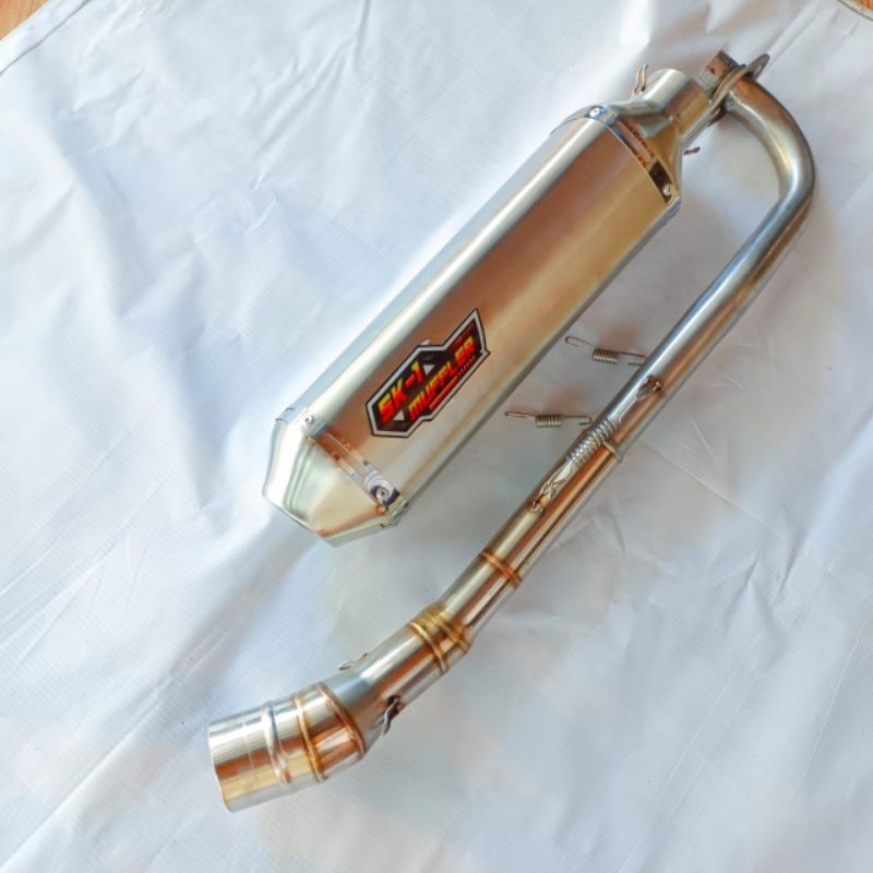 terlaris kenalpot sk1 Muffler kapsul original Jupiter Vega grand smash Supra Blade kharisma Revo c70