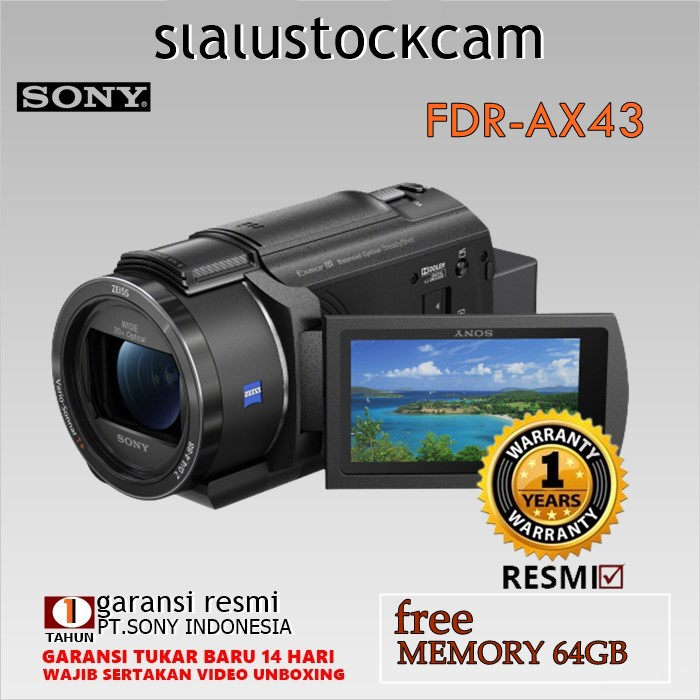 SONY FDR AX43 UHD 4K - Handycam Sony AX43 4K - Camcorder Sony AX43